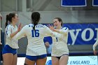 VB vs MHC  Wheaton Women's Volleyball vs Mount Holyoke College. - Photo by Keith Nordstrom : Wheaton, Volleyball, VB